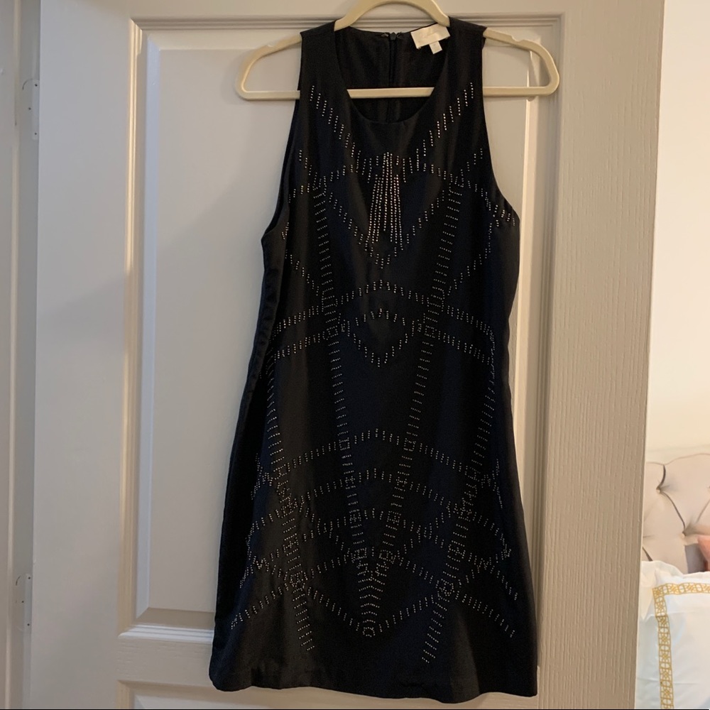 Beaded Black Dress